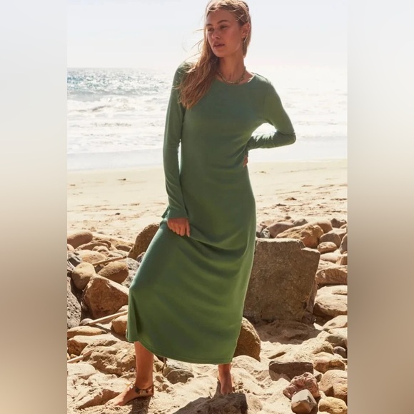 FP Beach Dresses & Skirts - NWOT FP Beach Aubre open back toe Mermaid green boho travel resort beach life SM